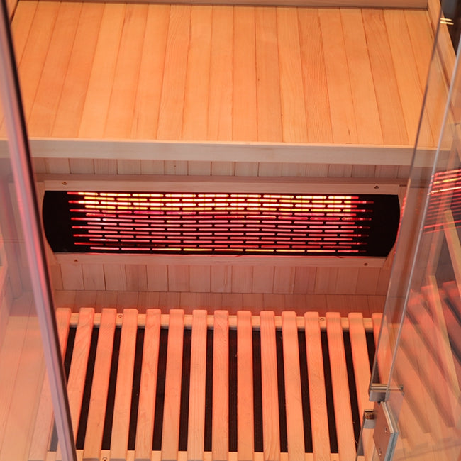 SAUNA EVOLUTION® Full Spectrum Indoor Solid Wood Sauna Far Infrared 11 - Energize Trek