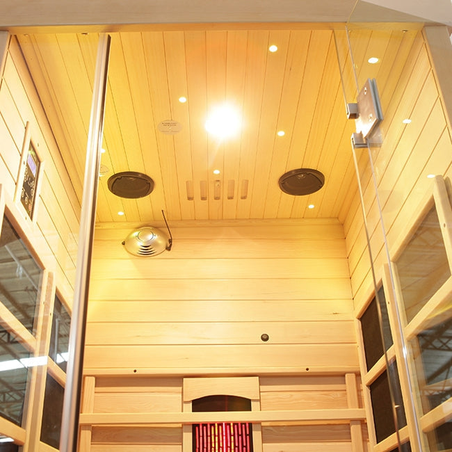 SAUNA EVOLUTION® Full Spectrum Indoor Solid Wood Sauna Far Infrared 11 - Energize Trek
