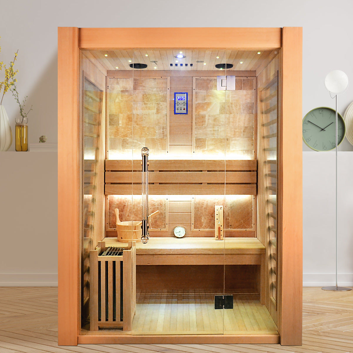 SAUNA EVOLUTION® Traditional Steam Sauna Room Luxury 3 - Energize Trek