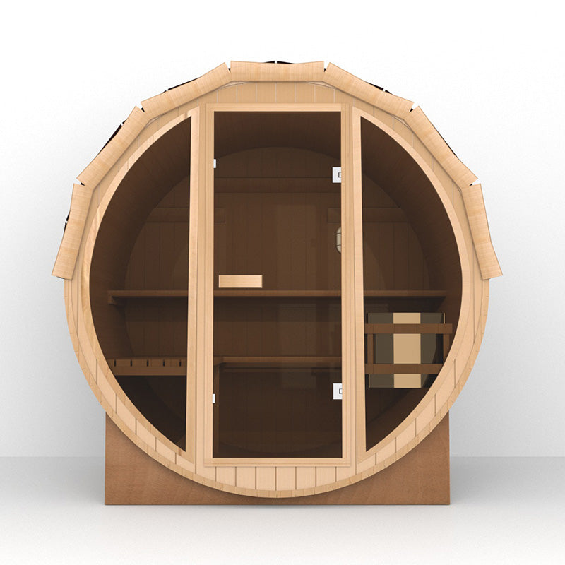 SAUNA EVOLUTION® Barrel Sauna Serenity Nature Air 3 - Energize Trek