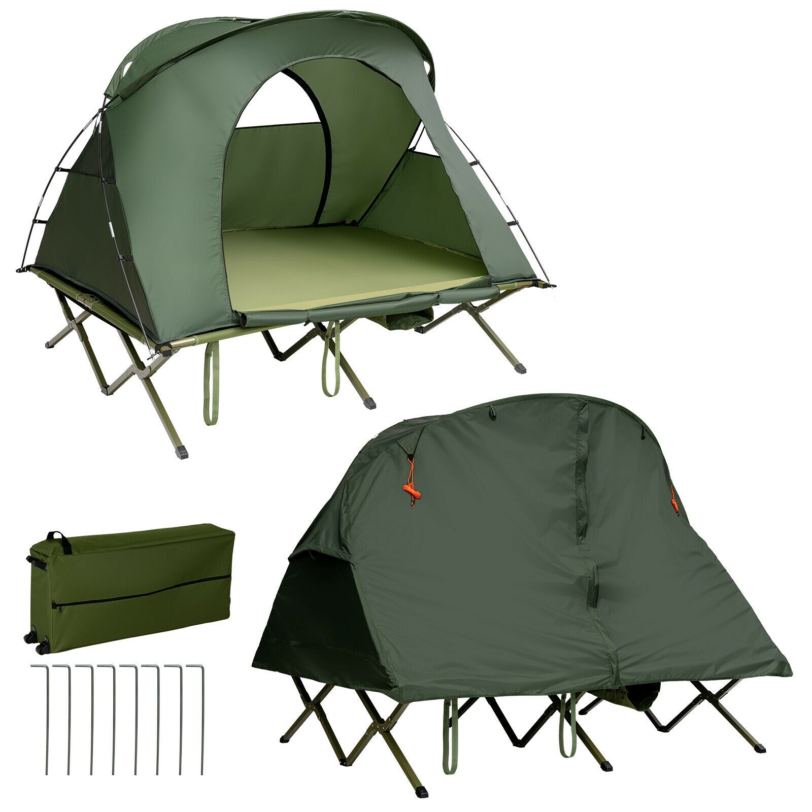 2-Person Outdoor Camping Tent with External Cover - Energize Trek