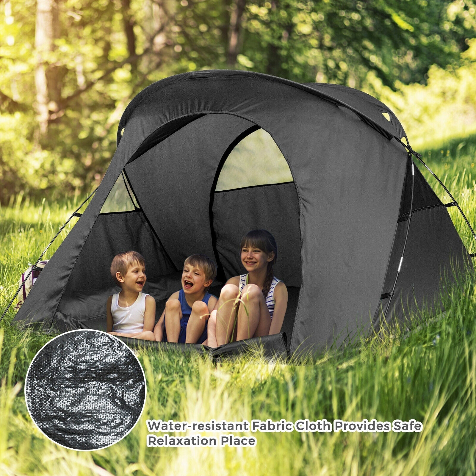 2-Person Outdoor Camping Tent with External Cover - Energize Trek