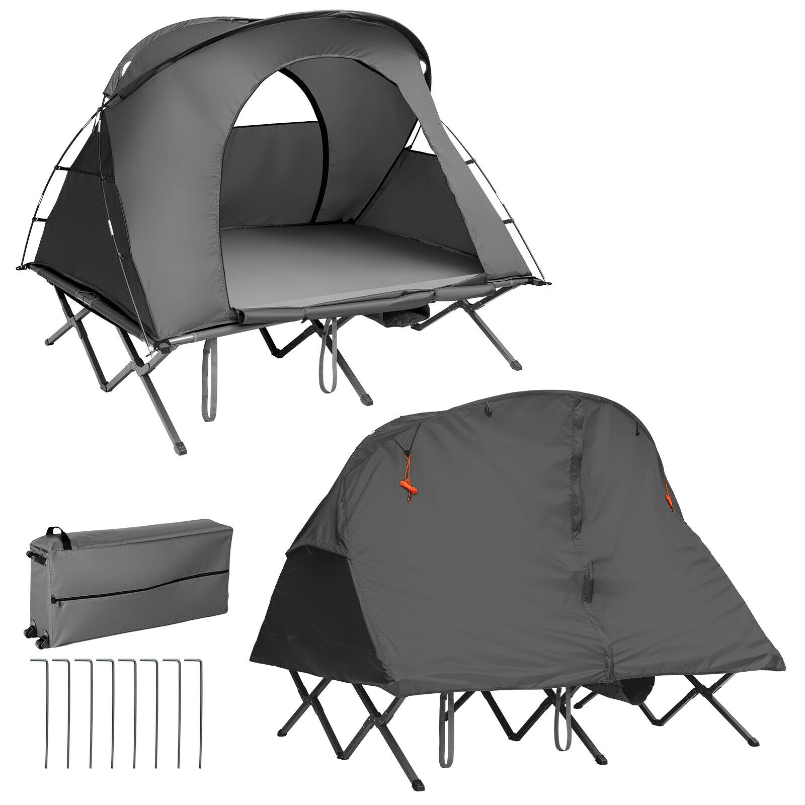 2-Person Outdoor Camping Tent with External Cover - Energize Trek