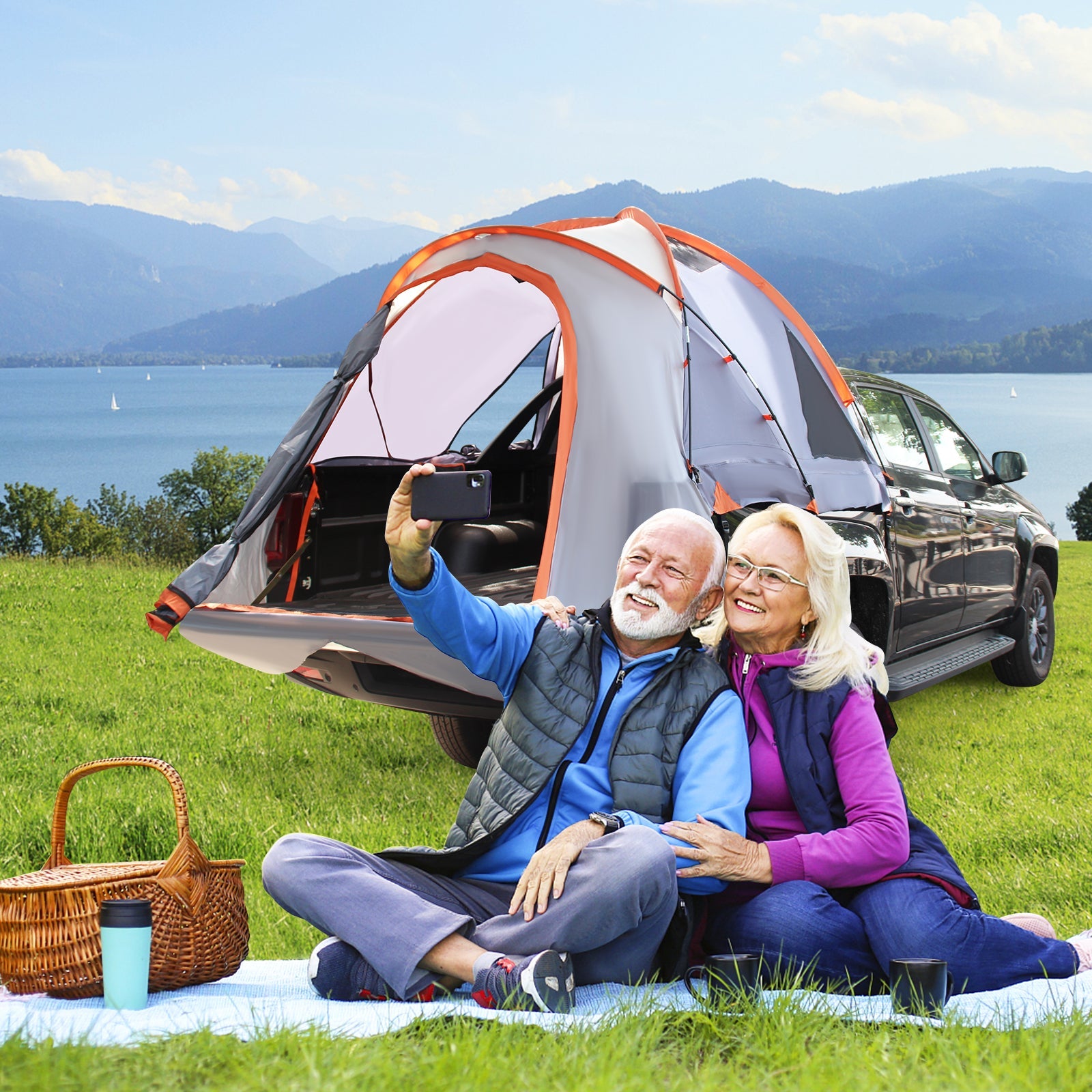 2 Person Portable Pickup Tent with Carry Bag - Energize Trek
