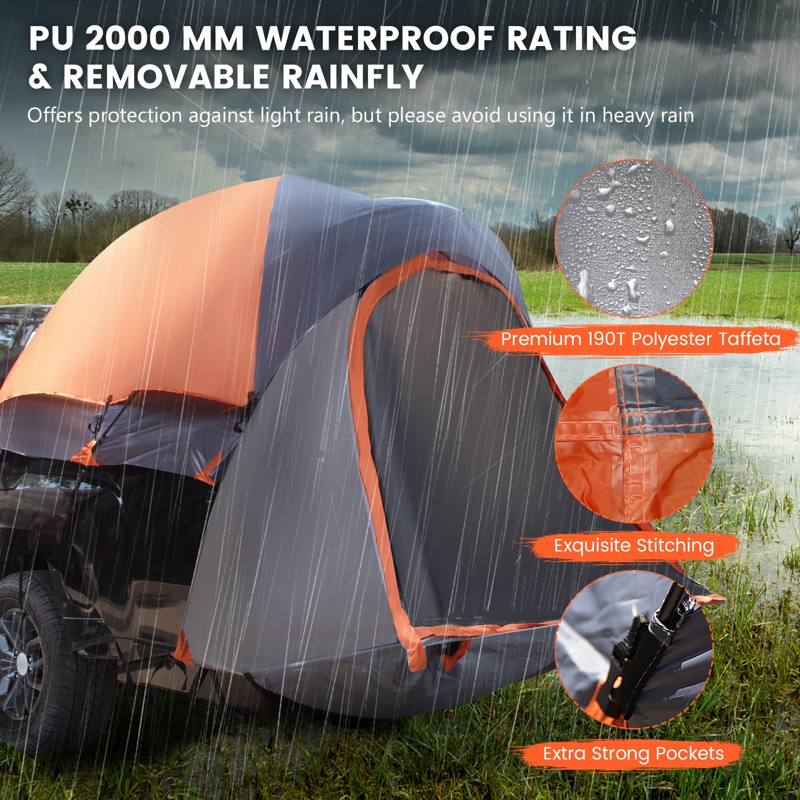 2 Person Portable Pickup Tent with Carry Bag - Energize Trek