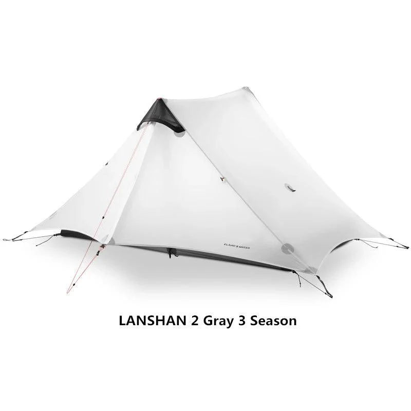 2021 FLAME'S CREED LanShan 2 Person Outdoor Ultralight Camping Tent 3 Season Professional 15D Silnylon Rodless Tent - Energize Trek