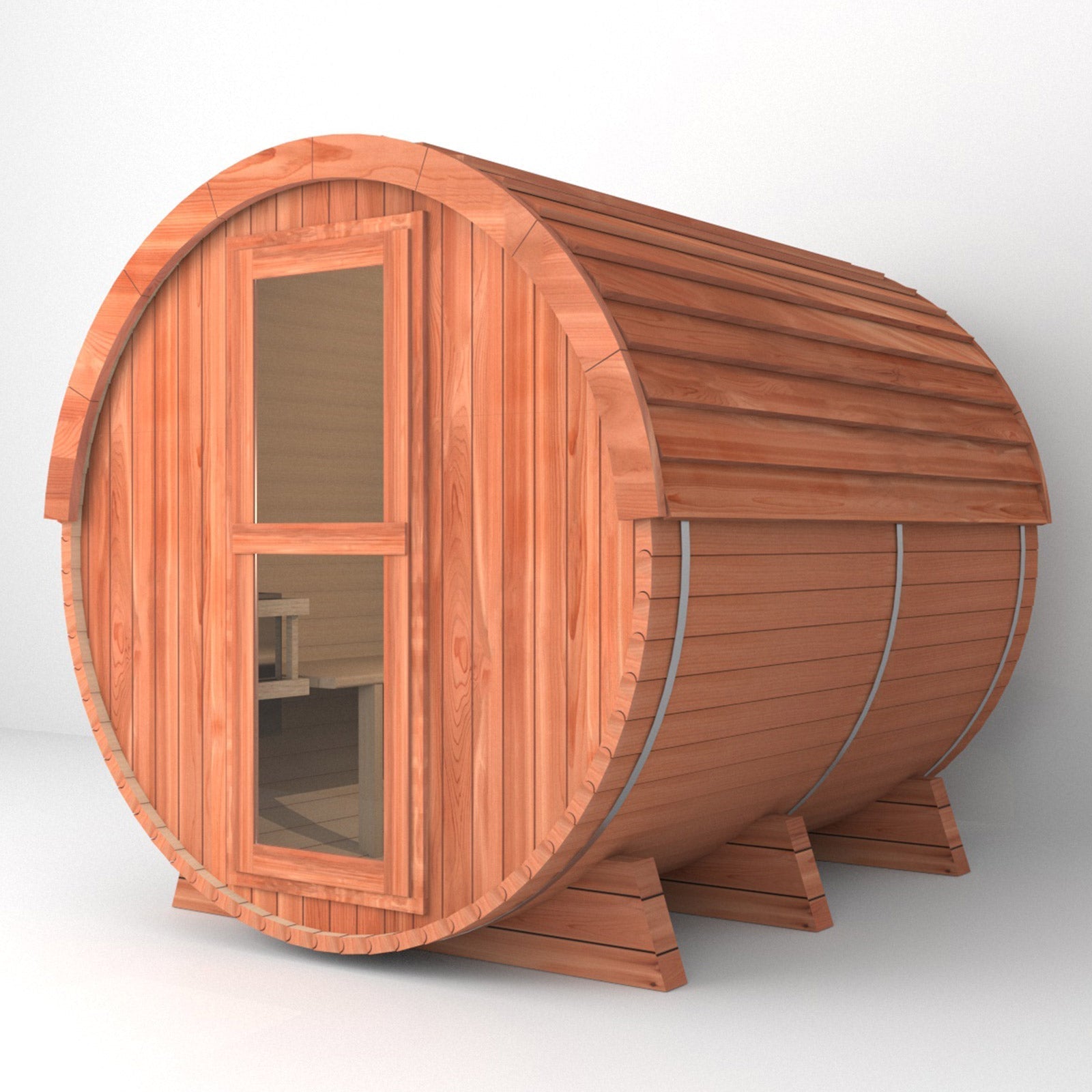 SAUNA EVOLUTION® Barrel Sauna Serenity Nature Air 4 - Energize Trek