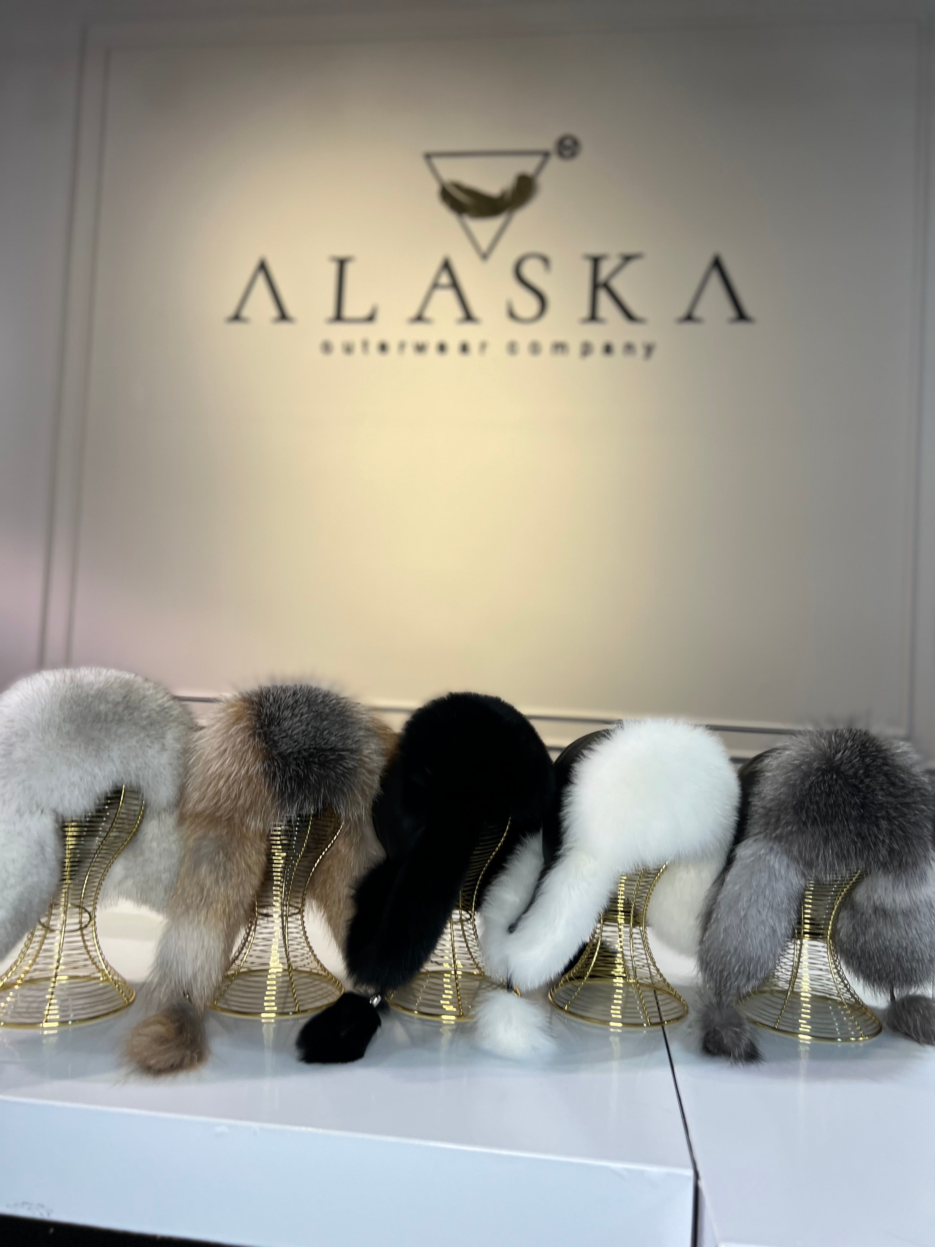 Genuine Silver Fox Fur Genuine Leather Hat - Energize Trek