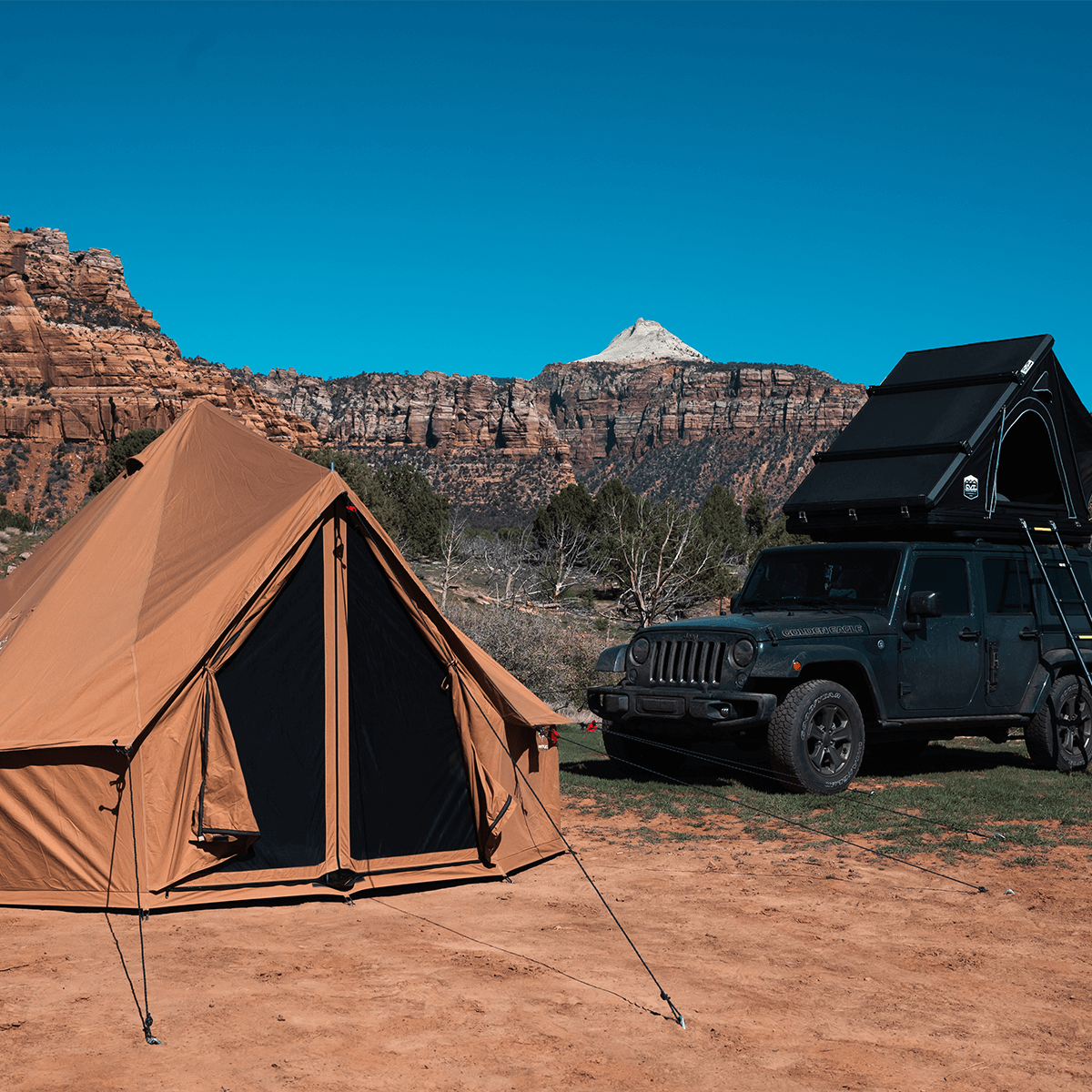 20ft Regatta (Tent, Flysheet and Ground tarp) - Desert red WR - Energize Trek