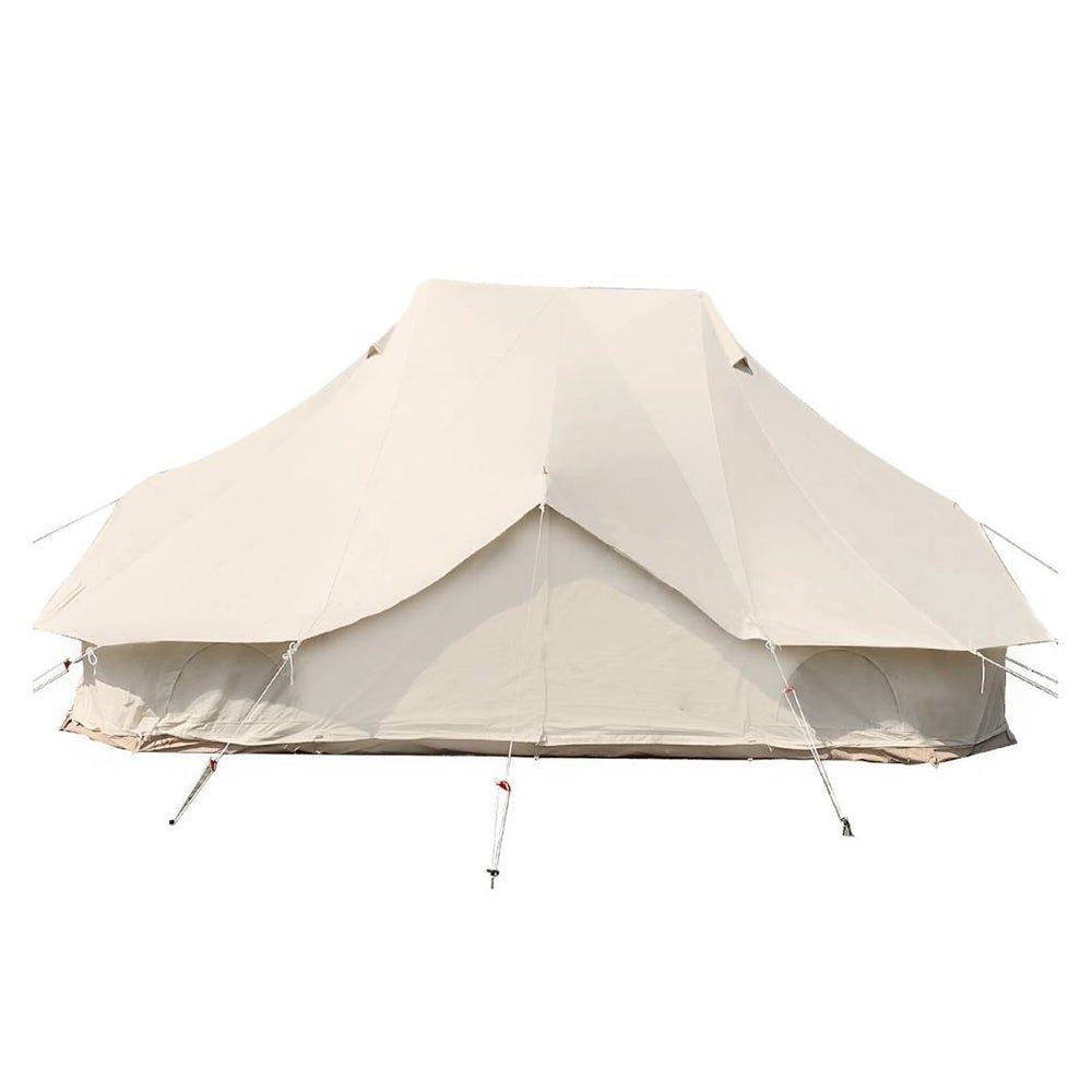 20FT Large Luxury Glamping Yurt Teepee Canvas Camping Tent (SAK37612) - Energize Trek