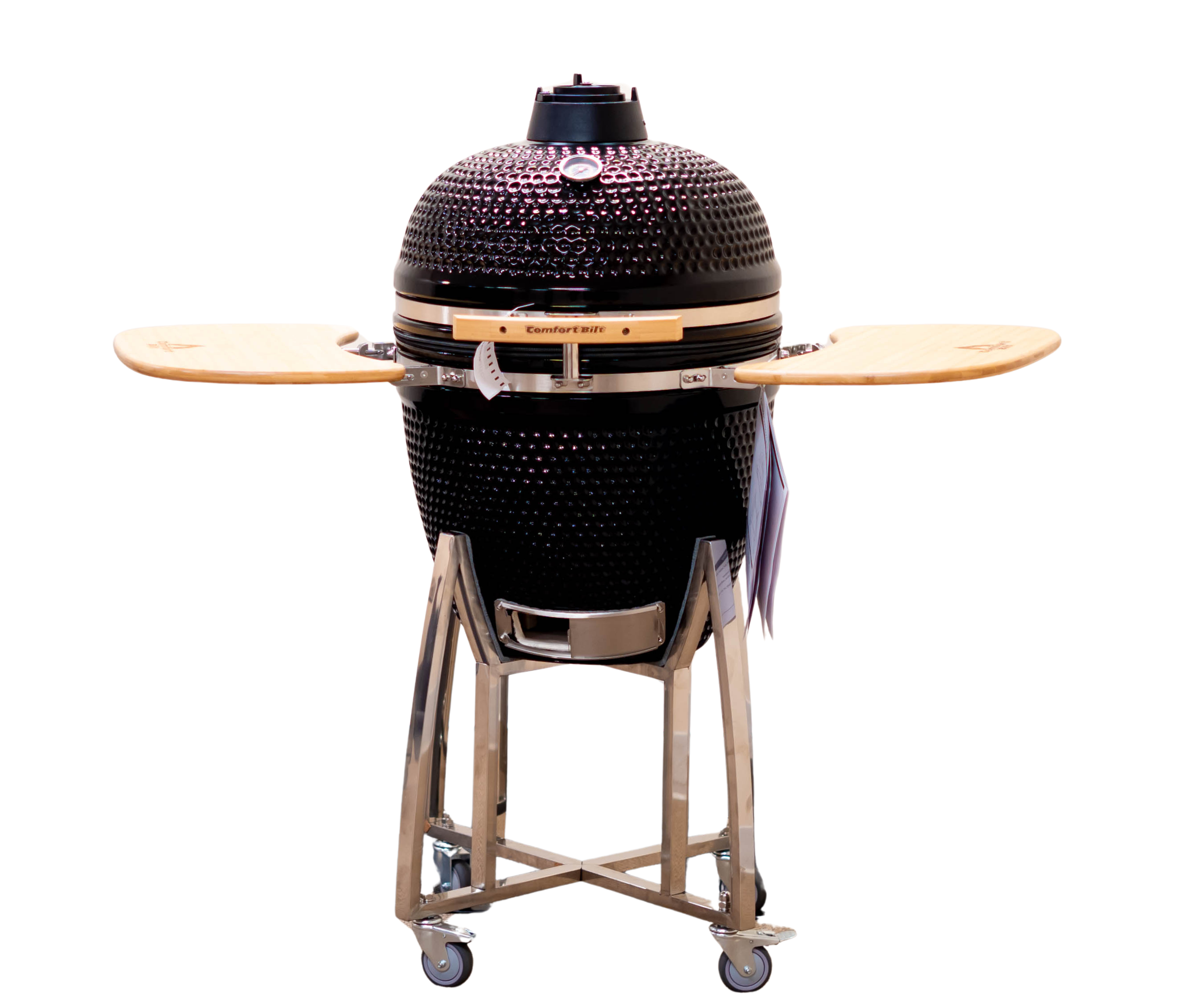 21" COALS by Comfortbilt / Kamado Grill Ceramic Grill Charcoal Grill - Black - Energize Trek