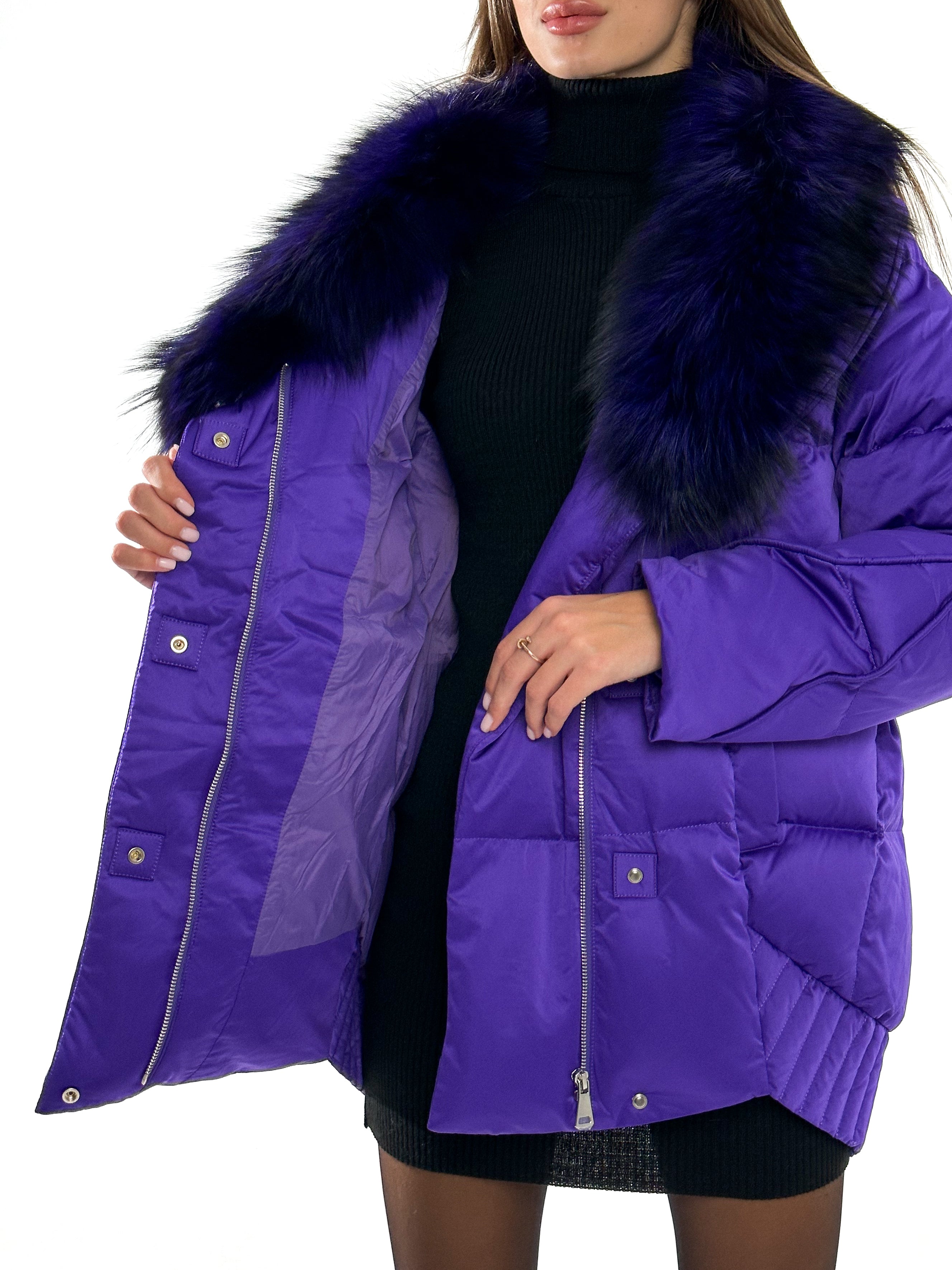 Genuine Silver Fox Premium Down Fill Coat - Energize Trek