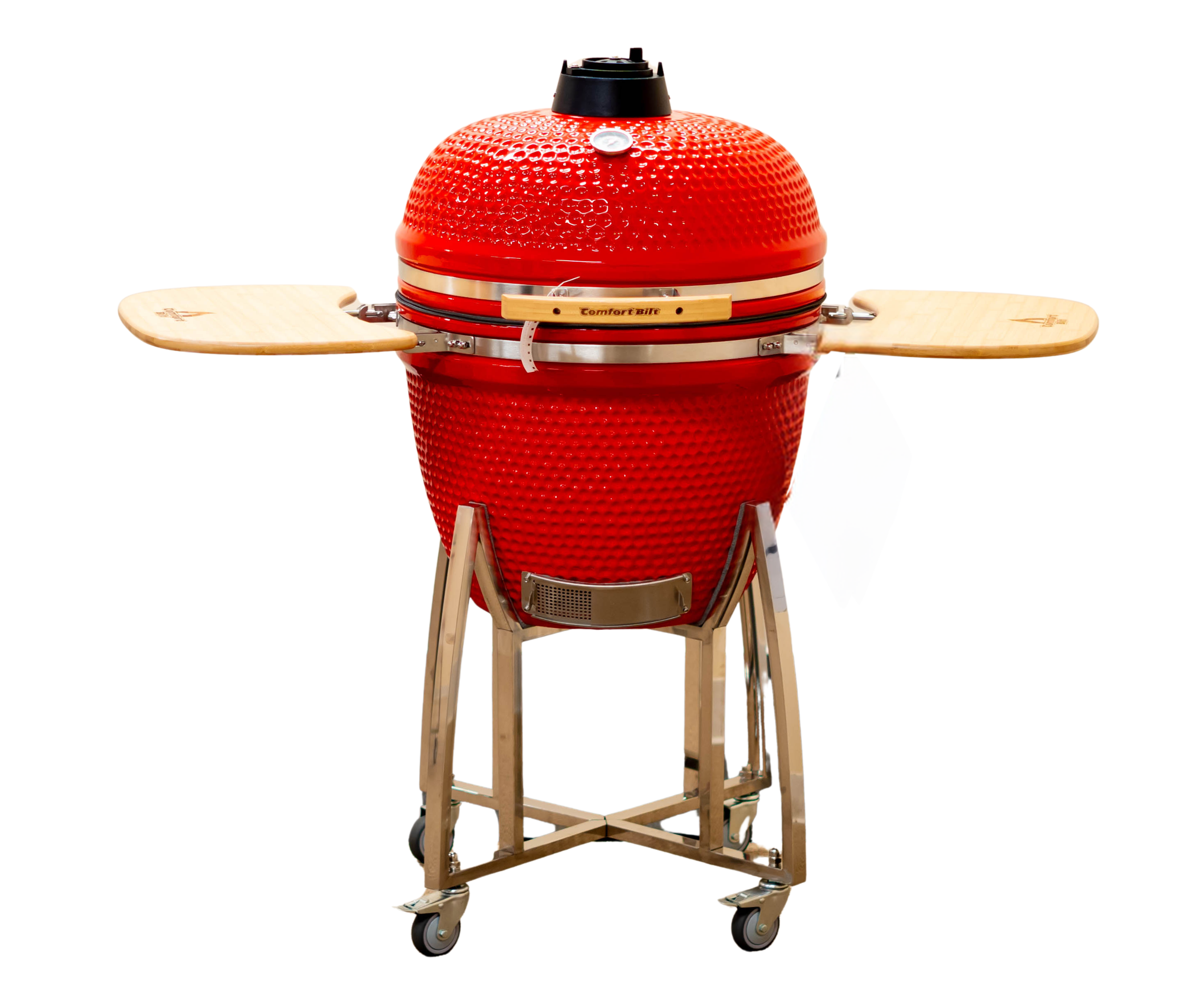 23" COALS by Comfortbilt Kamado Grill Charcoal Ceramic Grill - Red - Energize Trek