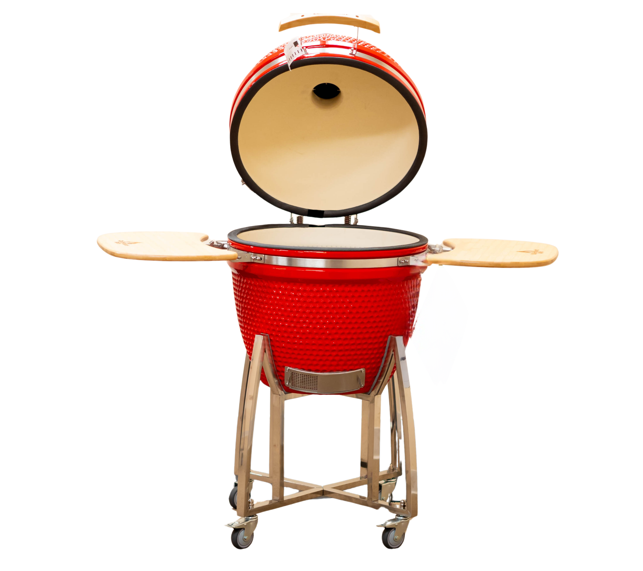 23" COALS by Comfortbilt Kamado Grill Charcoal Ceramic Grill - Red - Energize Trek