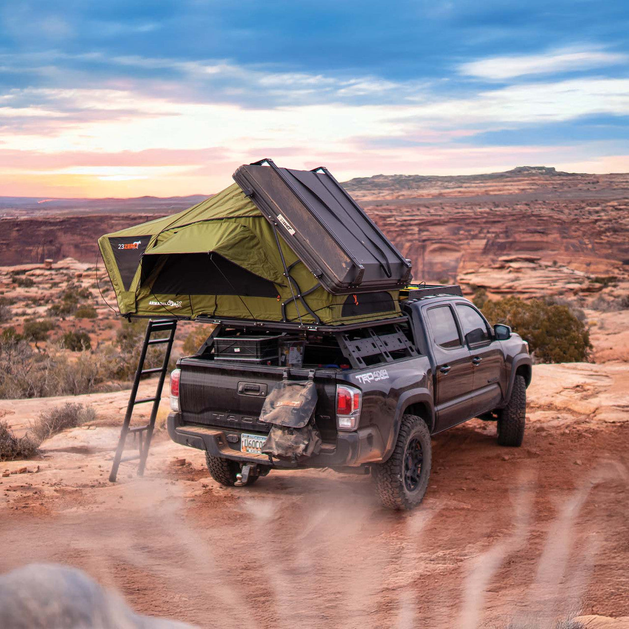 23Zero Armadillo AX2 Aluminum Roof Tent - Energize Trek