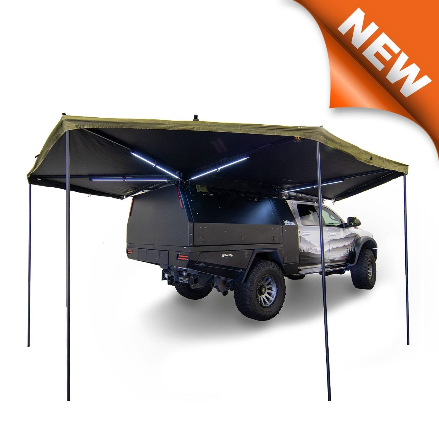 23Zero Peregrine PRO 6 ARM Freestanding 270-Degree Awning - Energize Trek
