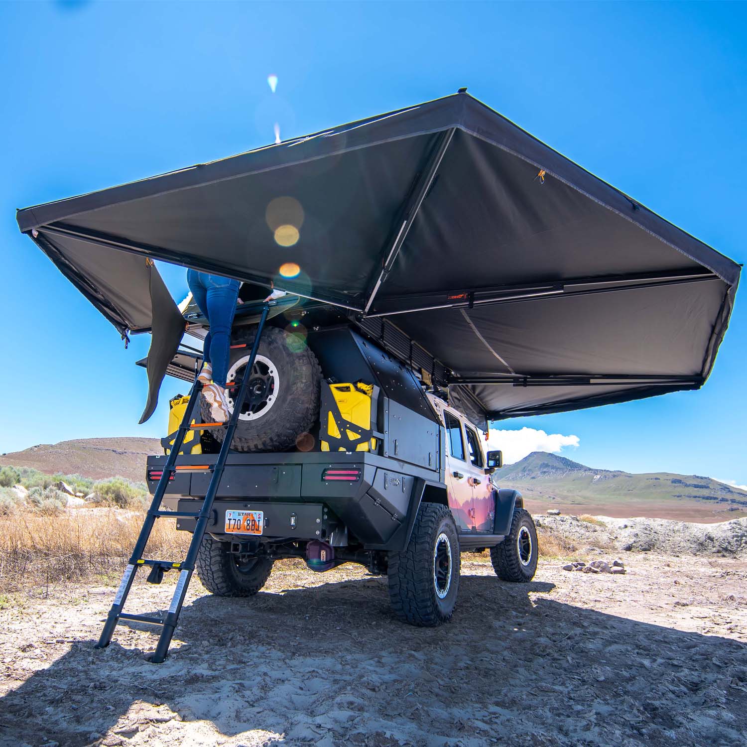 23Zero Peregrine PRO 6 ARM Freestanding 270-Degree Awning - Energize Trek