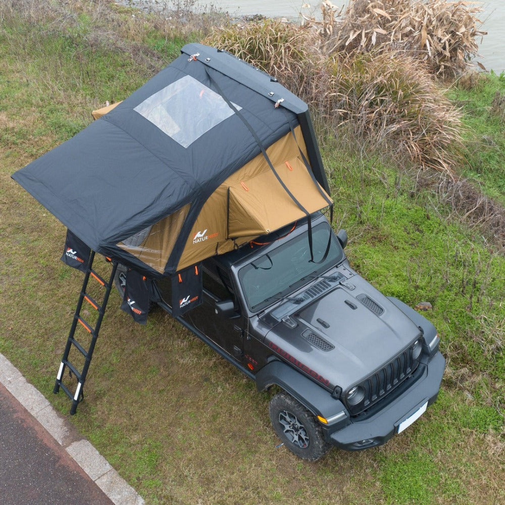 Naturnest Sirius 2 Premium 2XL 3-Person Clamshell Roof Top Tent (SAK91382) - Energize Trek