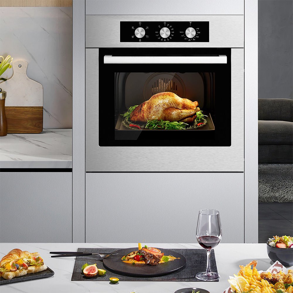 24" Premium High Temperature Single Electric Powered Wall Oven, 2300W (91304862) - Energize Trek