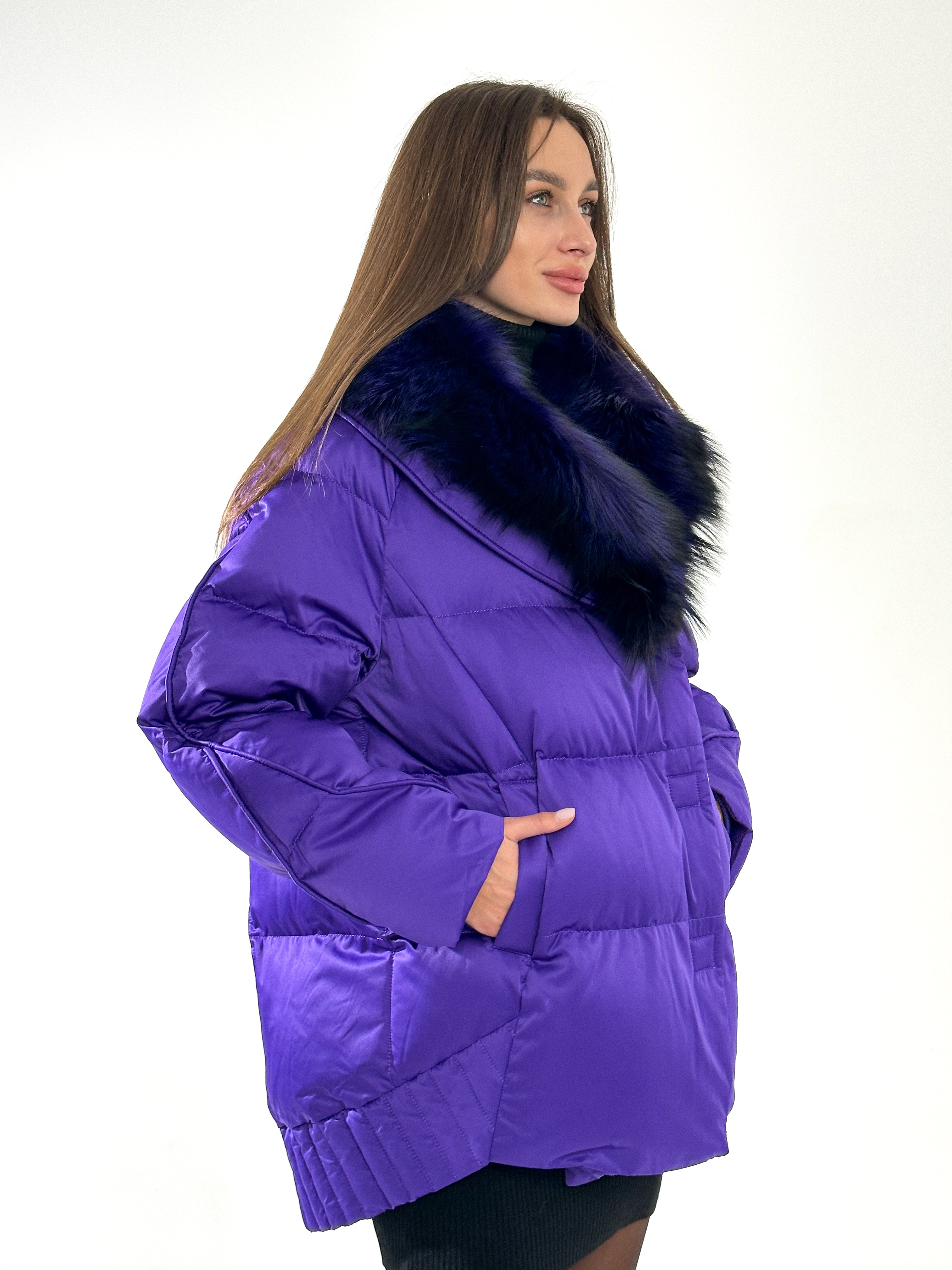 Genuine Silver Fox Premium Down Fill Coat - Energize Trek