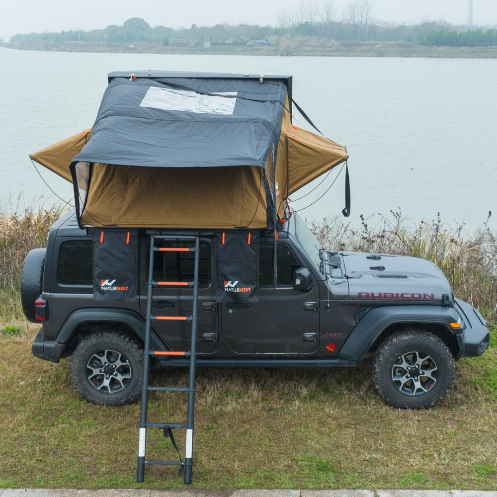 Naturnest Sirius 2 Premium 2XL 3-Person Clamshell Roof Top Tent (SAK91382) - Energize Trek