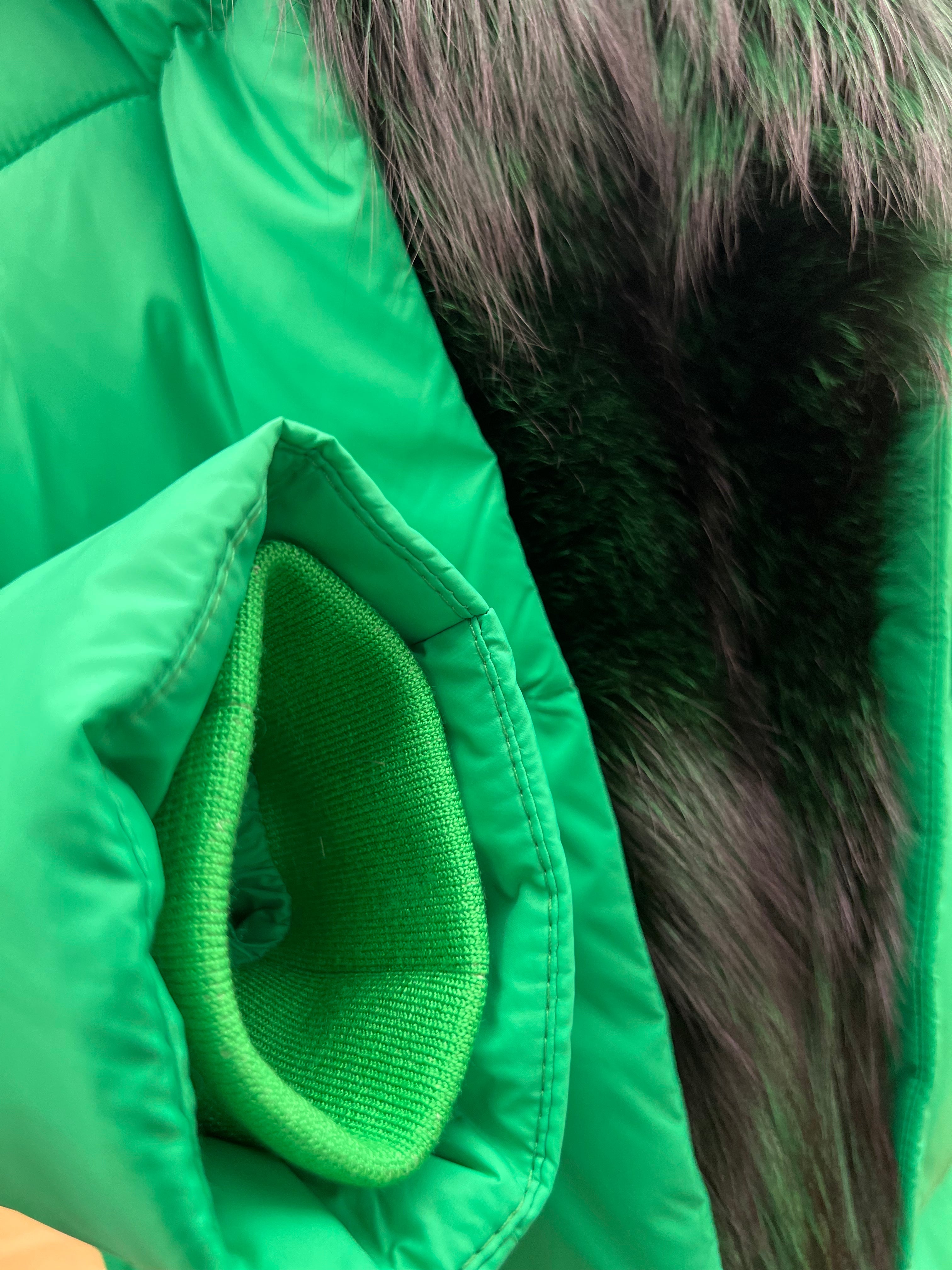 Genuine Silver Fox Fur Down Fill Parka - Energize Trek