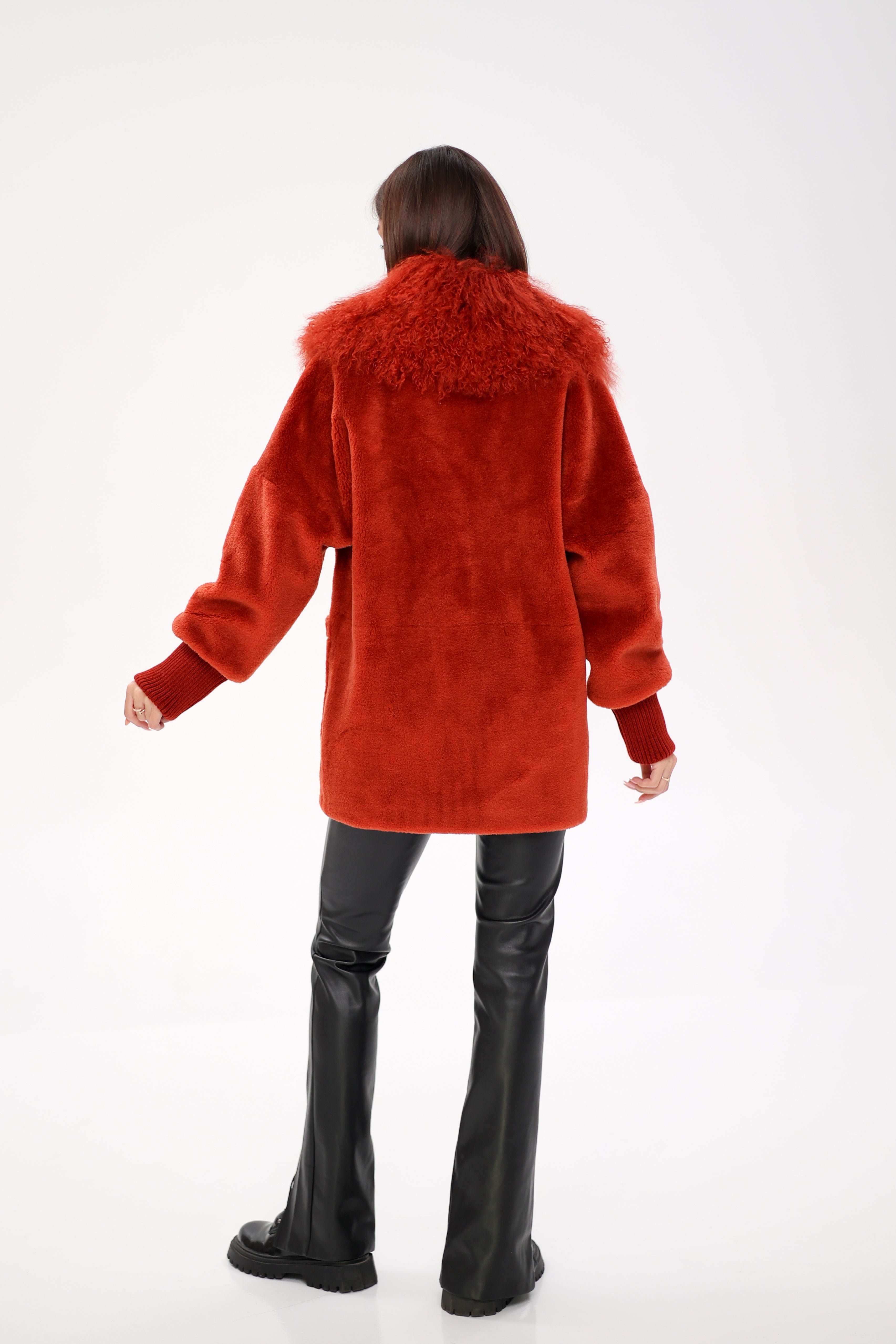 Genuine Lama Fur Peruvian Wool Coat - Energize Trek