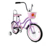 Micargi Taylor 16" Lowrider Coaster Brake One Piece Crank Alloy Rims 16x1.75 28H White Wall Tire, High Rise Handlebar & Black Banana Seat, - Energize Trek