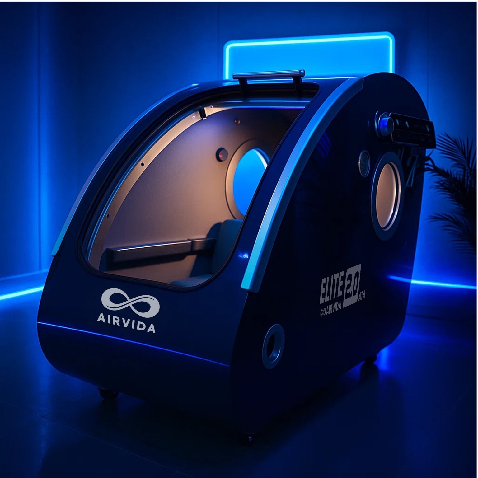 Sitting Hard Shell Hyperbaric Chamber 1.3-2.0 ATA  -Airvida Elite - Energize Trek