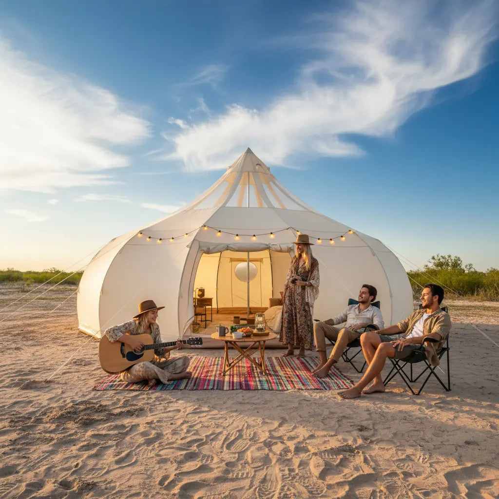 Astral Glamping Tent | 3 Sizes | 13, 16, 20-Foot - Energize Trek