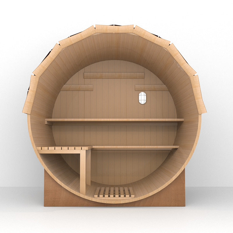 SAUNA EVOLUTION® Barrel Sauna Serenity Nature Air 3 - Energize Trek