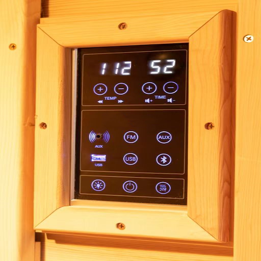 SAUNA EVOLUTION® Hemlock Round Indoor Sauna Room Far Infrared 08 - Energize Trek