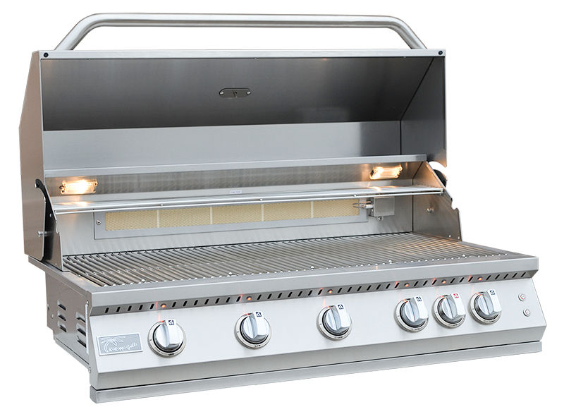 KoKoMo Grills 40" Professional 87K BTU LP NG 5 Burner Built-In Stainless Steel Gas Grill (SAK75364) - Energize Trek