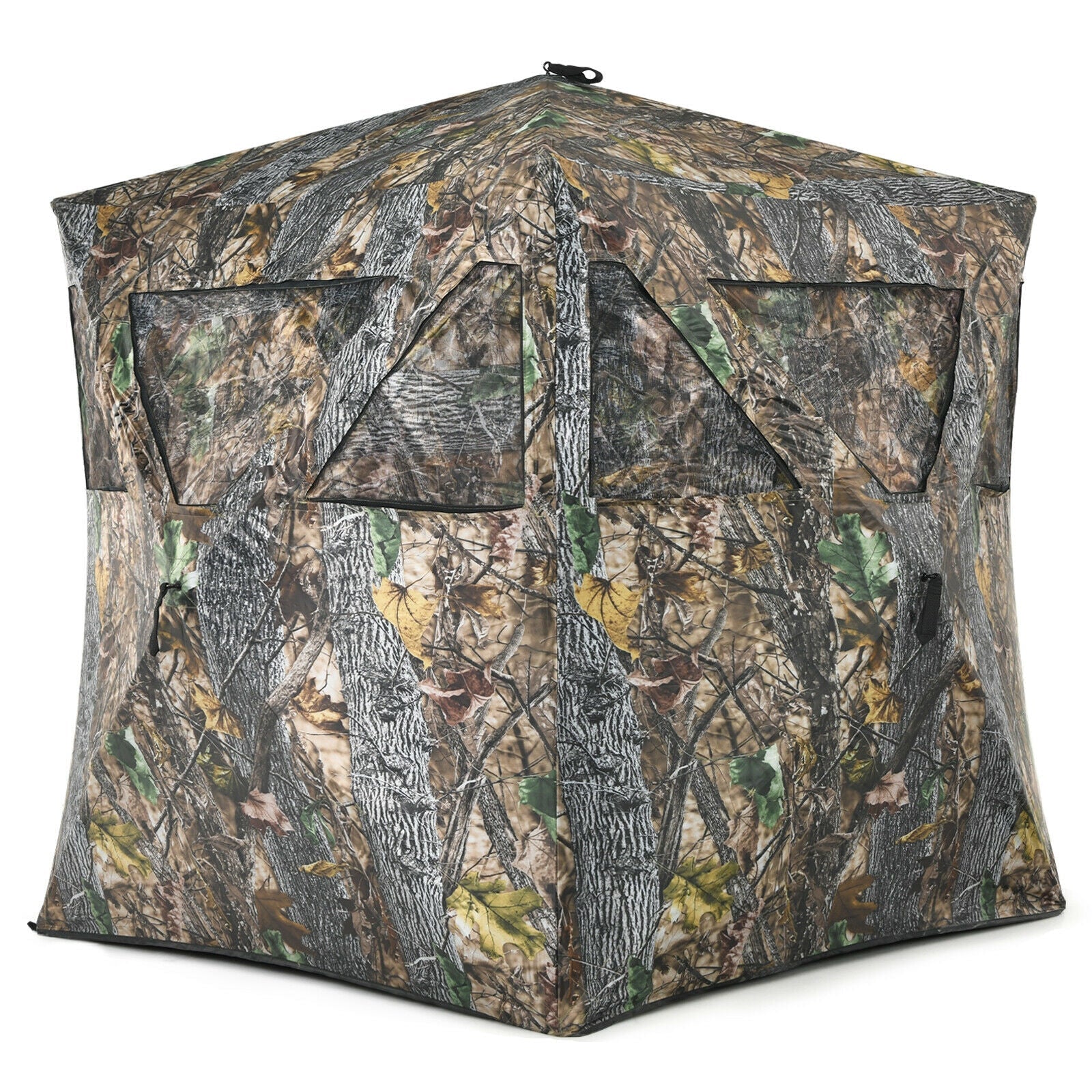 3 Person Portable Pop-Up Ground Hunting Blind with Tie-downs - Energize Trek