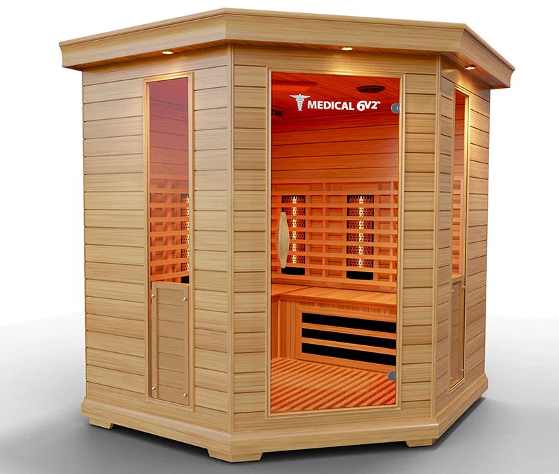 6 Person Indoor Infrared Full Spectrum Sauna | Medical 6 Plus™ - Energize Trek