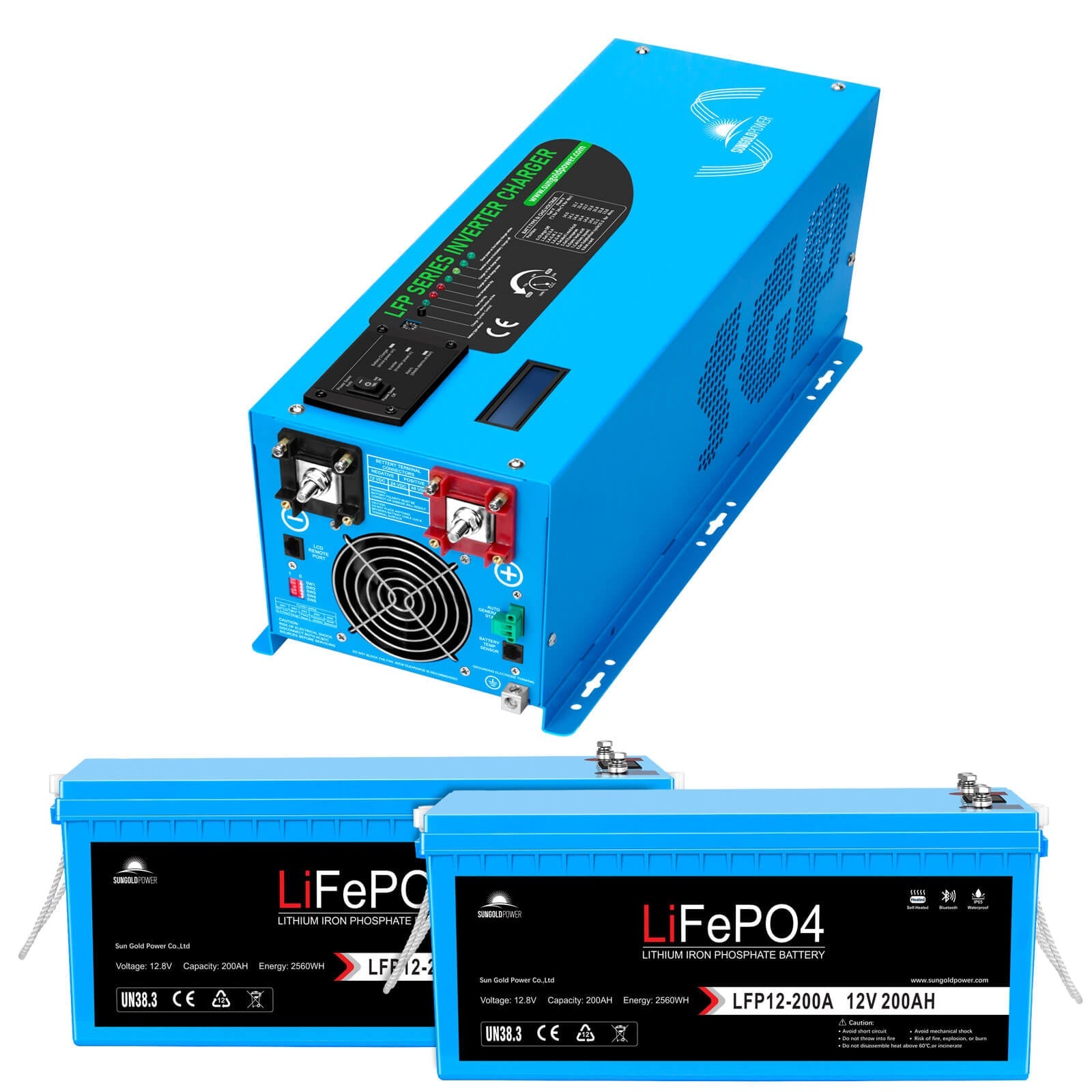 2000W/ 3000W/ 4000W DC 12V Pure Sine Wave Inverter With Charger - Energize Trek
