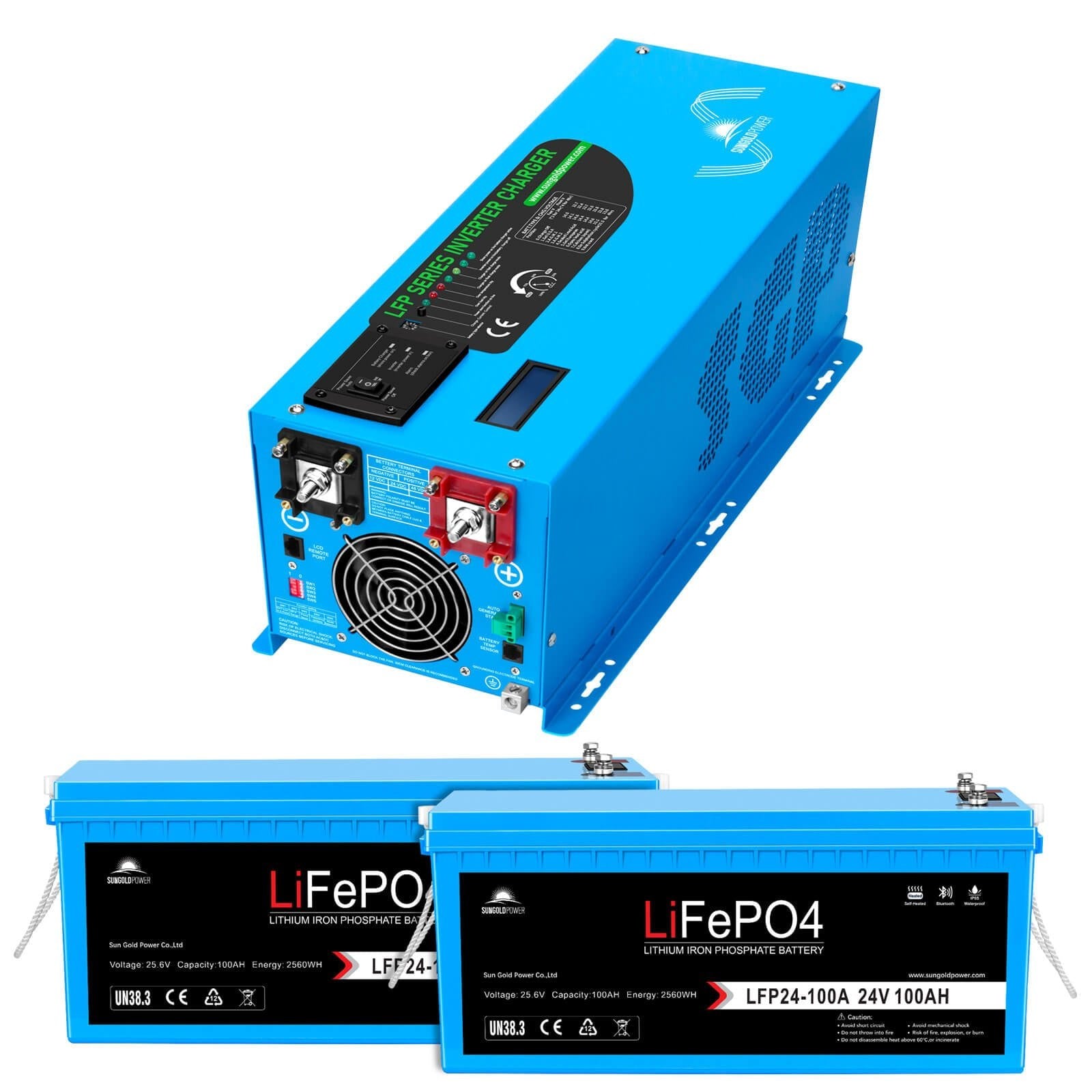 3000W DC 24V Pure Sine Wave Inverter With Charger - Energize Trek