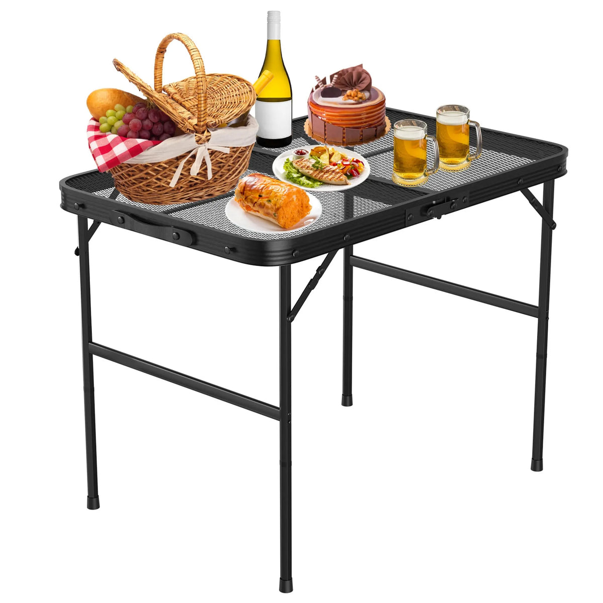 35.62x23.42x25.9in Foldable Camping Table - Energize Trek