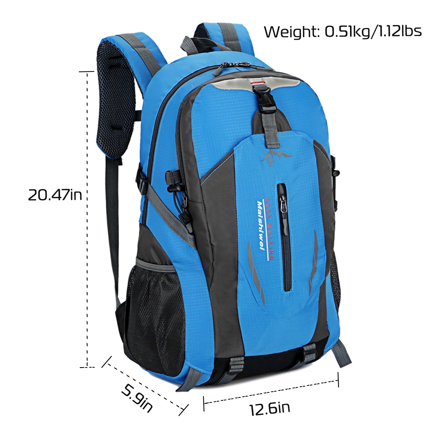 36L Outdoor Backpack Waterproof Daypack Travel Knapsack - Energize Trek
