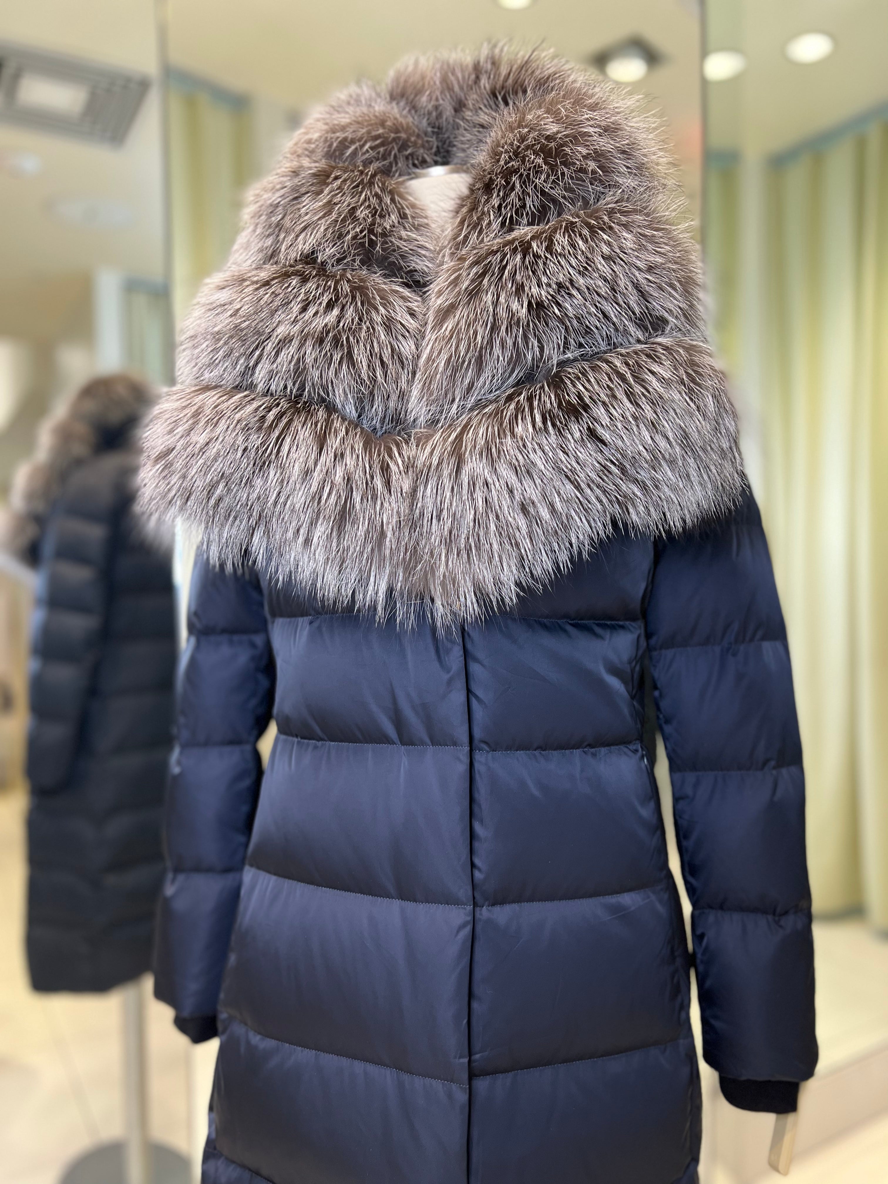 Kaimana Genuine Fox Fur Trim Premium Down Coat - Energize Trek
