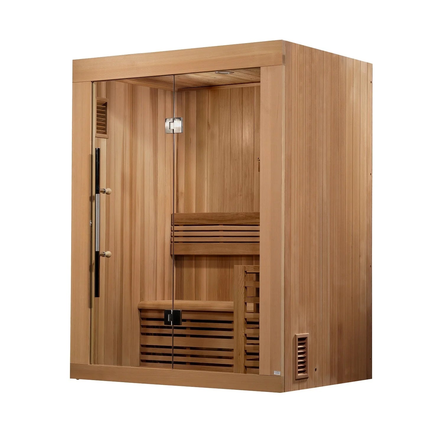 SAUNA EVOLUTION® 2 Person Traditional Steam Sauna Modern Relax *Wifi included* - Energize Trek