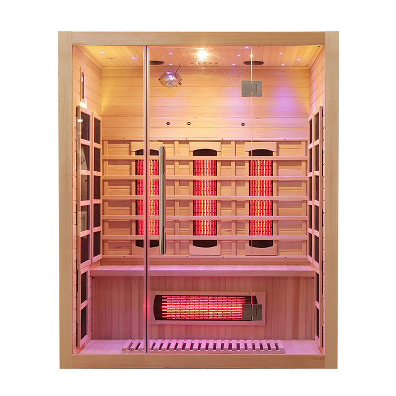 SAUNA EVOLUTION® Full Spectrum Indoor Solid Wood Sauna Far Infrared 11 - Energize Trek