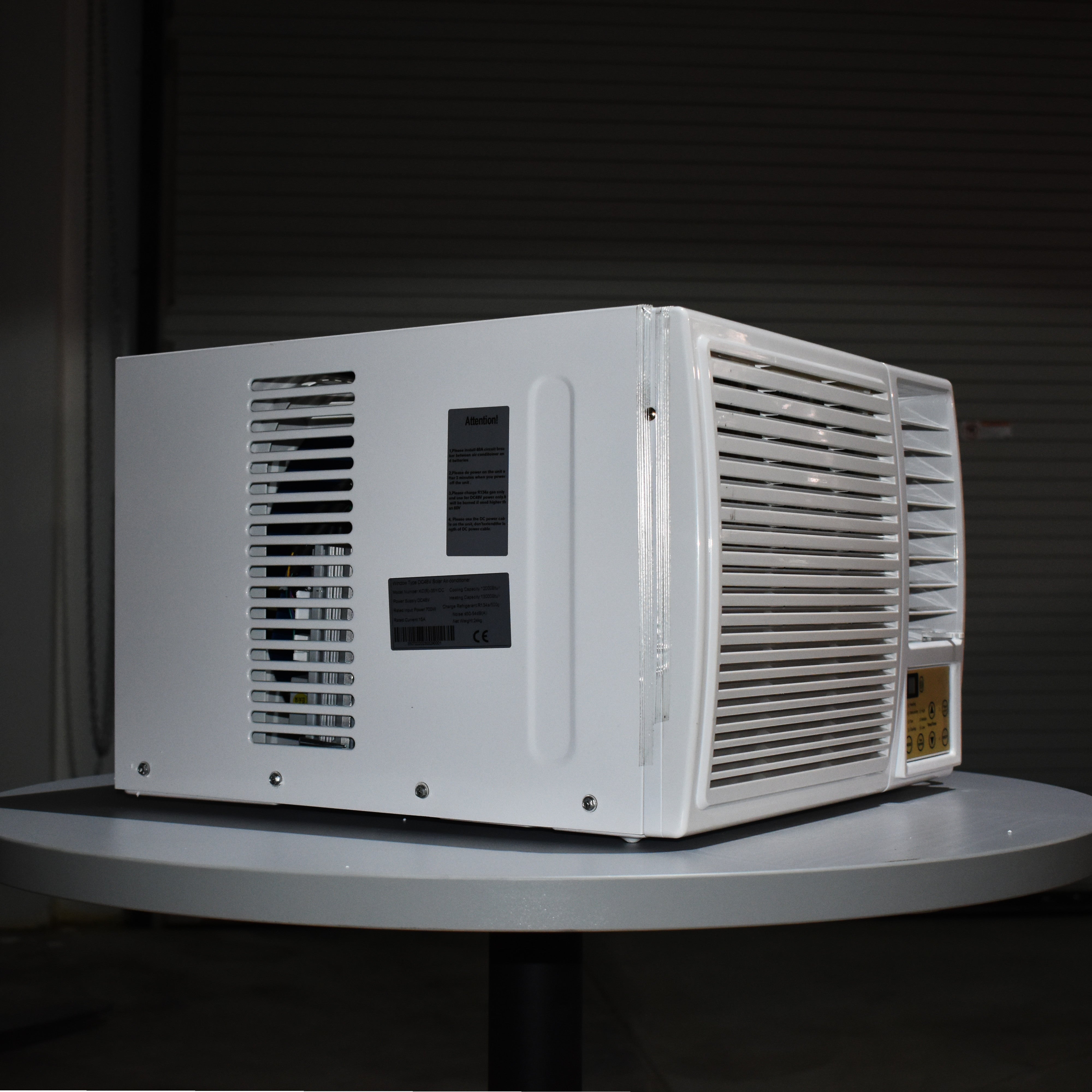 48V DC Window Air Conditioner & Heater - Energize Trek