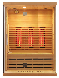 SAUNA EVOLUTION® Indoor Low EMF Sauna with Front Glass Far Infrared 05 - Energize Trek