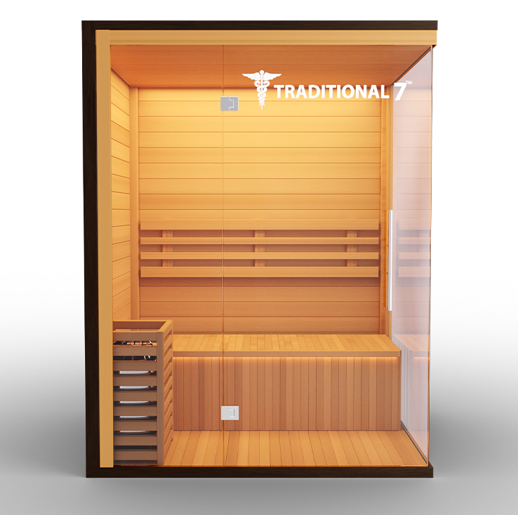 3 Person Home Steam Sauna | Traditional 7™ - Energize Trek