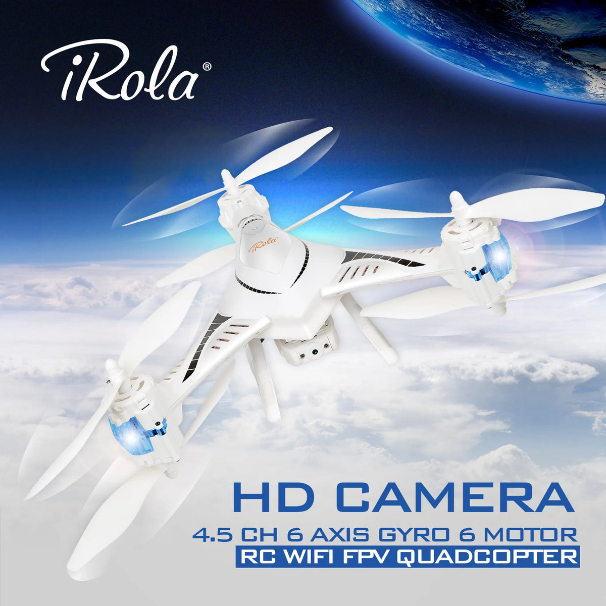4.5 Ch 6 Axis Gyro 6 Motor 2.4Ghz - Energize Trek