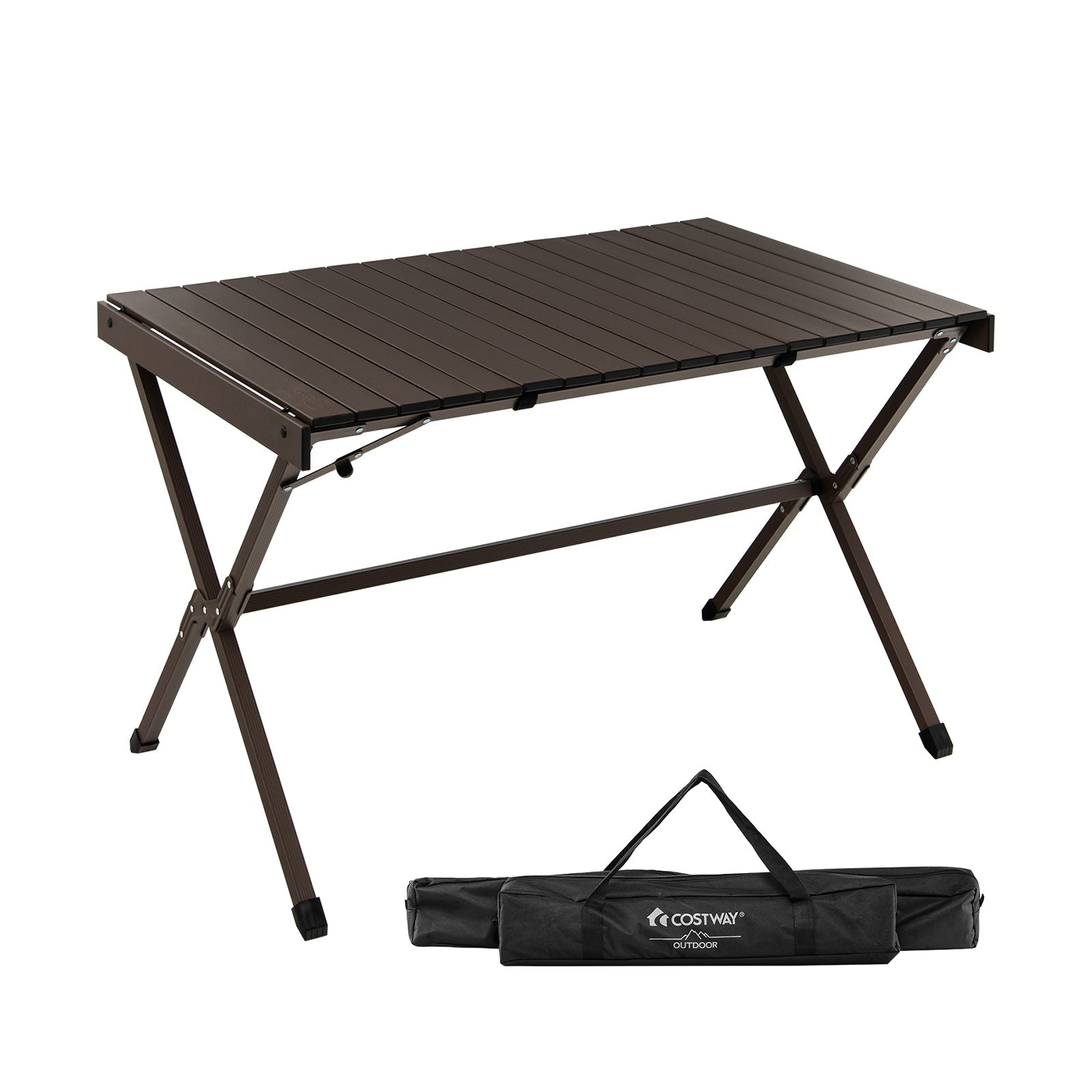 4-6 Person Portable Aluminum Camping Table with Carrying Bag - Energize Trek