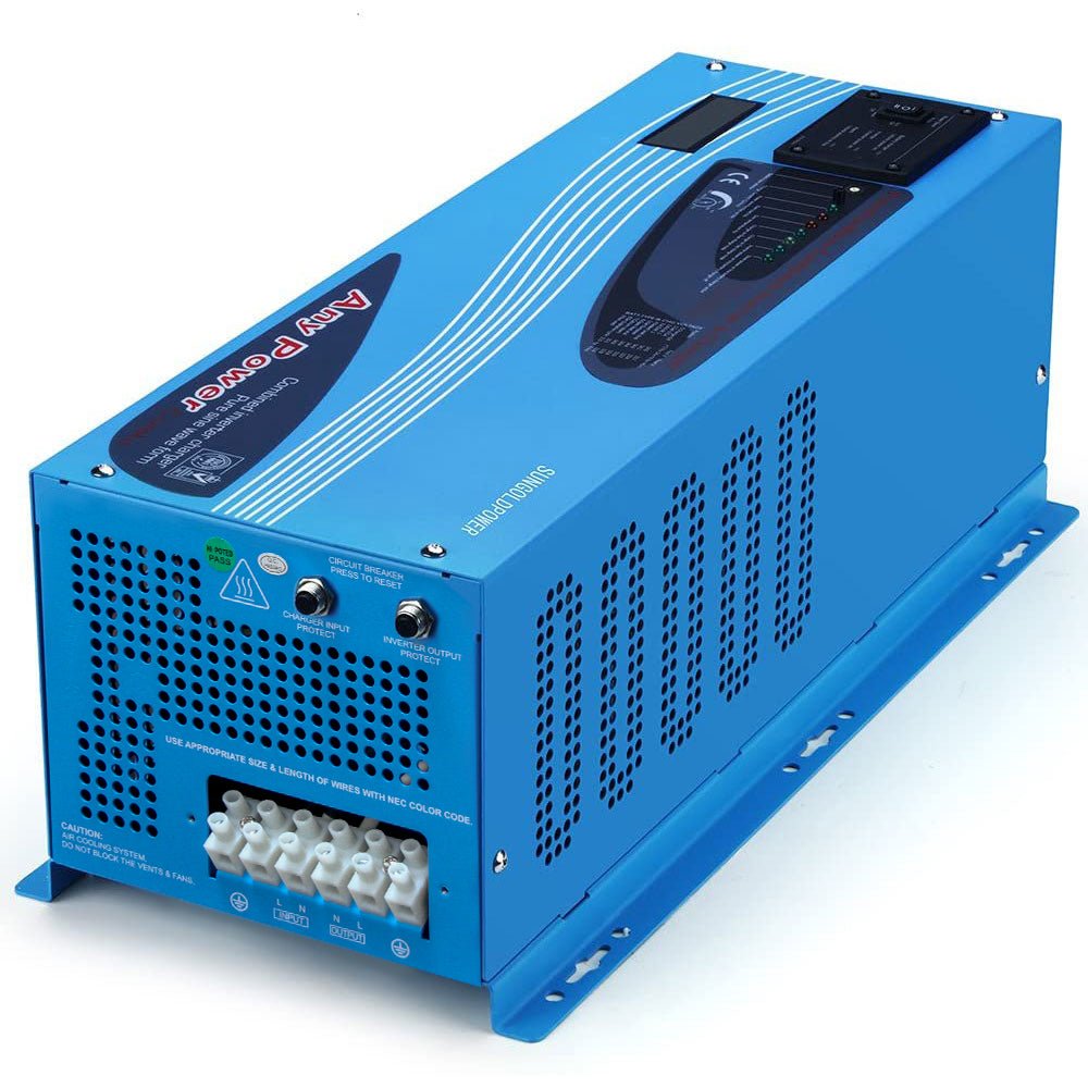 3000W DC 24V Pure Sine Wave Inverter With Charger - Energize Trek