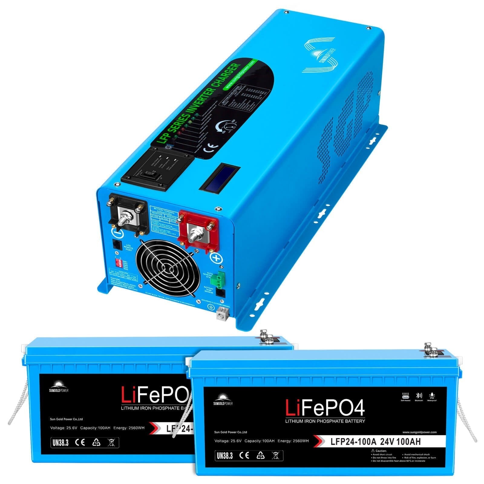 4000W DC 24V Pure Sine Wave Inverter With Charger - Energize Trek