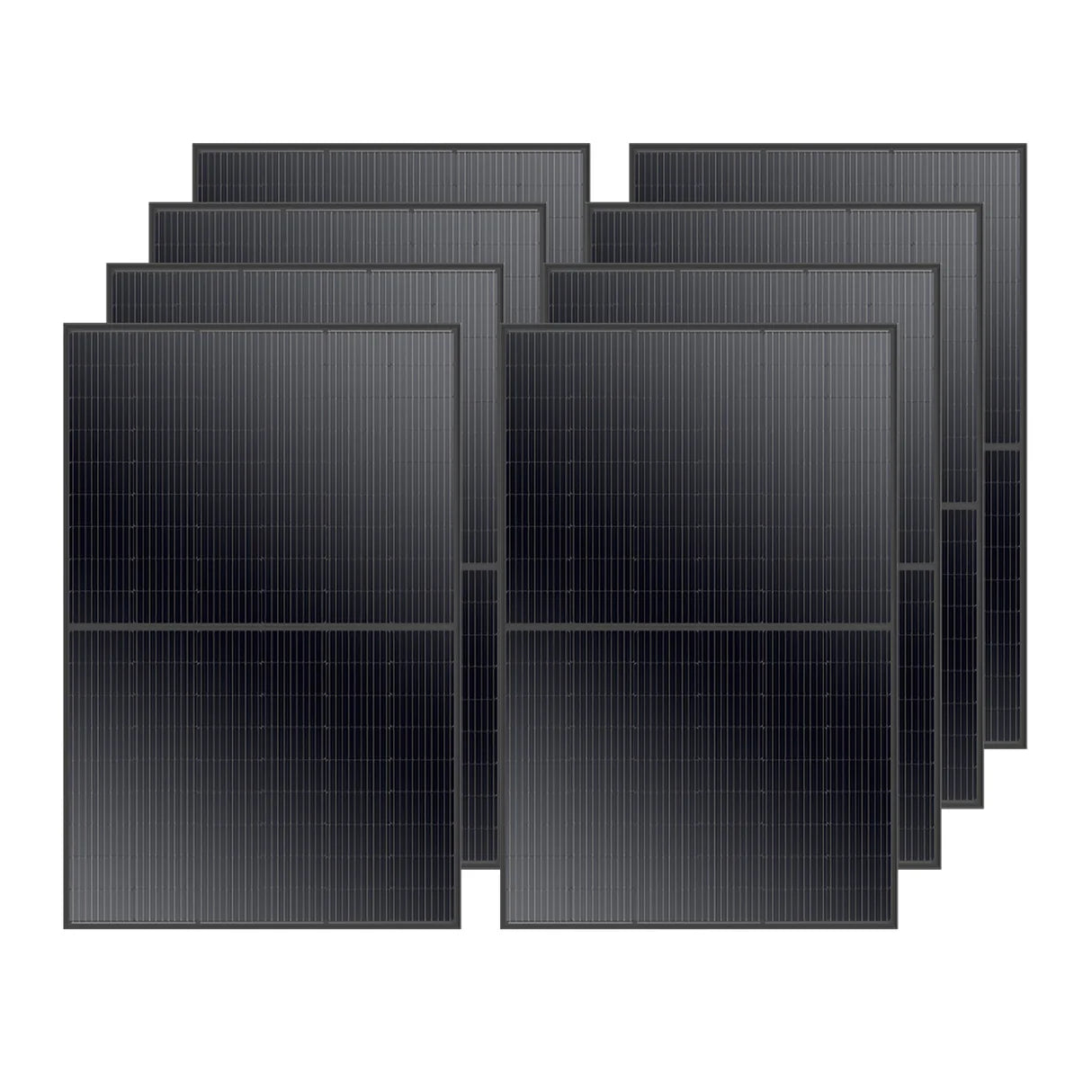 MEGA 410 | 410 Watt Solar Panel | Premium Grid-tie or Off-grid Solar Panel for Residential, Commercial, Agriculture | 25-Year Output Warranty | UL Certified ( 8 Panels) - Energize Trek